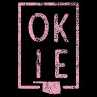 Pink State of Oklahoma Okie Tank Top