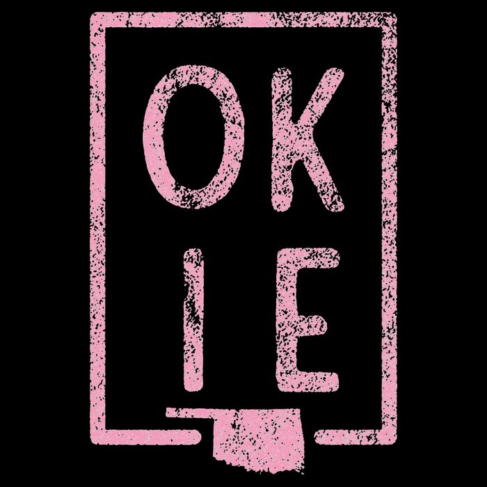 Pink State of Oklahoma Okie Tank Top