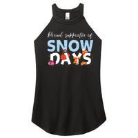 Proud Supporter Of Snow Days Funny Teacher Crew Women’s Perfect Tri Rocker Tank