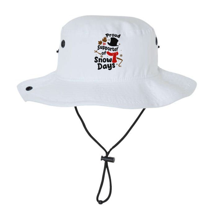 Proud Supporter Of Snow Days Funny Teacher Legacy Cool Fit Booney Bucket Hat