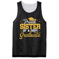 Proud Sister Of A Class Of 2024 Graduate Senior Sister 24 Mesh Reversible Basketball Jersey Tank