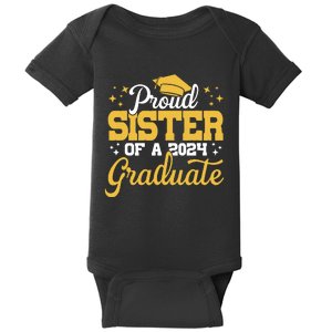 Proud Sister Of A Class Of 2024 Graduate Senior Sister 24 Baby Bodysuit