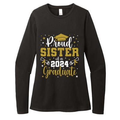 Proud Sister Of A Class Of 2024 Graduate Senior Graduation Womens CVC Long Sleeve Shirt