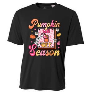 Pumpkin Season On Off Fall Vibes Cooling Performance Crew T-Shirt