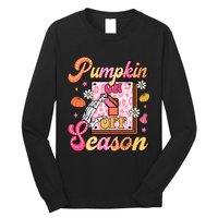 Pumpkin Season On Off Fall Vibes Long Sleeve Shirt