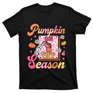 Pumpkin Season On Off Fall Vibes T-Shirt