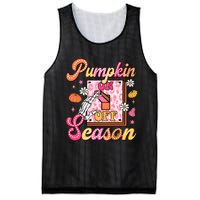 Pumpkin Season On Off Fall Vibes Mesh Reversible Basketball Jersey Tank