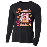 Pumpkin Season On Off Fall Vibes Cooling Performance Long Sleeve Crew