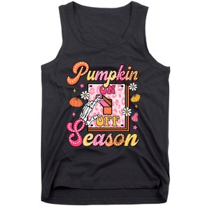 Pumpkin Season On Off Fall Vibes Tank Top