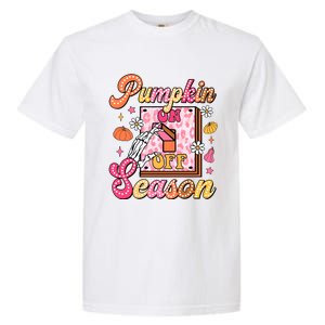 Pumpkin Season On Off Fall Vibes Garment-Dyed Heavyweight T-Shirt