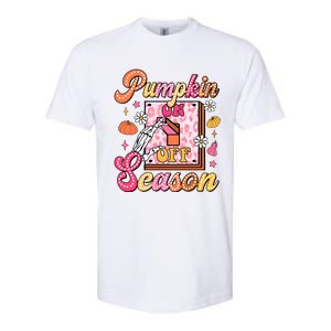 Pumpkin Season On Off Fall Vibes Softstyle CVC T-Shirt