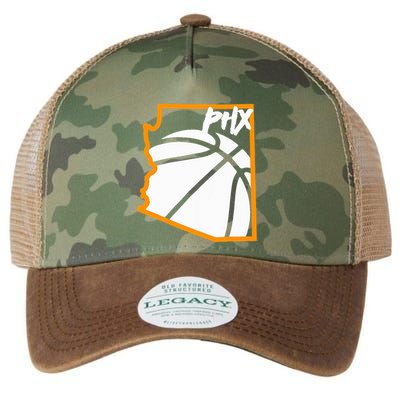 Phoenix State Of Arizona White Sunset Vintage Design Legacy Tie Dye Trucker Hat
