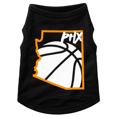 Phoenix State Of Arizona White Sunset Vintage Design Doggie Tank