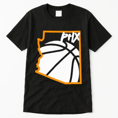 Phoenix State Of Arizona White Sunset Vintage Design Tall T-Shirt