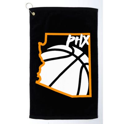 Phoenix State Of Arizona White Sunset Vintage Design Golf Towel