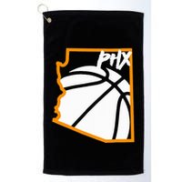 Phoenix State Of Arizona White Sunset Vintage Design Golf Towel