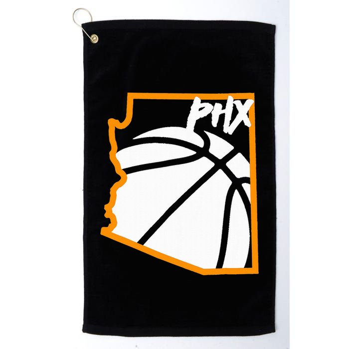 Phoenix State Of Arizona White Sunset Vintage Design Golf Towel