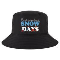 Proud Supporter Of Snow Days Funny Winter Cool Comfort Performance Bucket Hat
