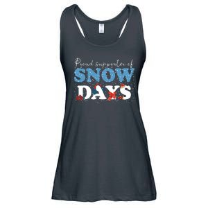 Proud Supporter Of Snow Days Funny Winter Ladies Essential Flowy Tank