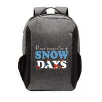 Proud Supporter Of Snow Days Funny Winter Vector Backpack