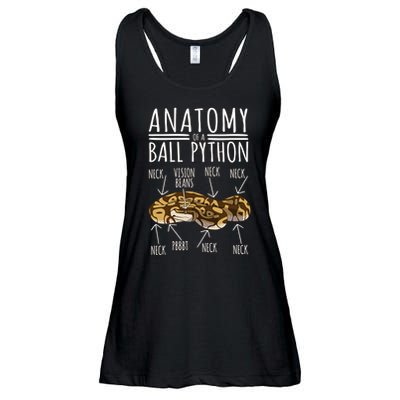 Python Snake Owner Anatomy Of A Ball Python Ladies Essential Flowy Tank