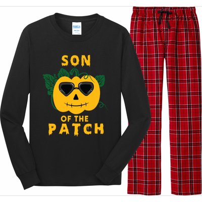 Pumpkin Son Of The Patch Halloween Matching Family Pj Long Sleeve Pajama Set