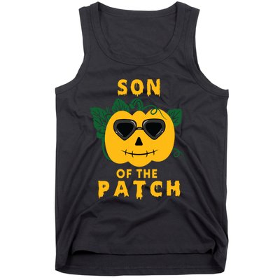 Pumpkin Son Of The Patch Halloween Matching Family Pj Tank Top