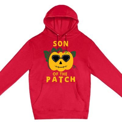 Pumpkin Son Of The Patch Halloween Matching Family Pj Premium Pullover Hoodie