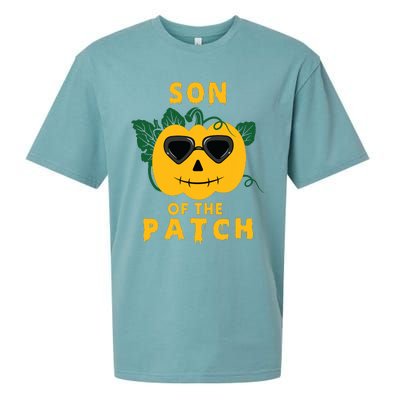 Pumpkin Son Of The Patch Halloween Matching Family Pj Sueded Cloud Jersey T-Shirt