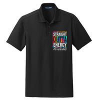 Paraprofessional Straight Outta Energy Teacher Life Gifts Dry Zone Grid Polo