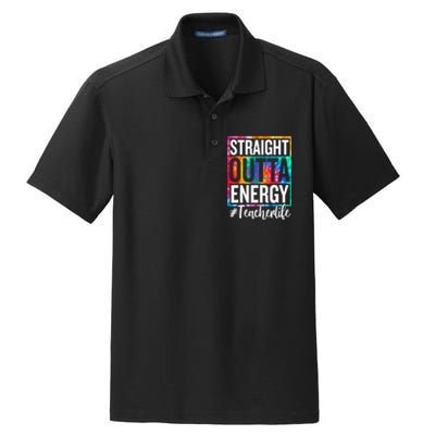 Paraprofessional Straight Outta Energy Teacher Life Gifts Dry Zone Grid Polo