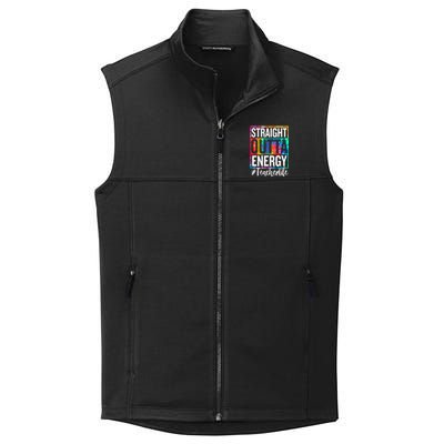 Paraprofessional Straight Outta Energy Teacher Life Gifts Collective Smooth Fleece Vest