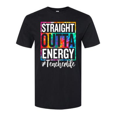 Paraprofessional Straight Outta Energy Teacher Life Gifts Softstyle CVC T-Shirt