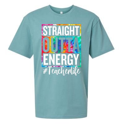 Paraprofessional Straight Outta Energy Teacher Life Gifts Sueded Cloud Jersey T-Shirt