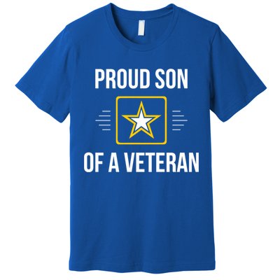 Proud Son Of A Veteran Funny Gift Premium T-Shirt
