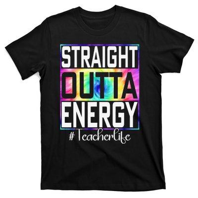 Paraprofessional Straight Outta Energy Teacher Life Gifts T-Shirt