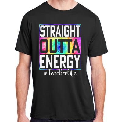 Paraprofessional Straight Outta Energy Teacher Life Gifts Adult ChromaSoft Performance T-Shirt