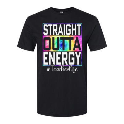 Paraprofessional Straight Outta Energy Teacher Life Gifts Softstyle CVC T-Shirt