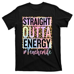 Paraprofessional Straight Outta Energy Teacher Life Gifts T-Shirt