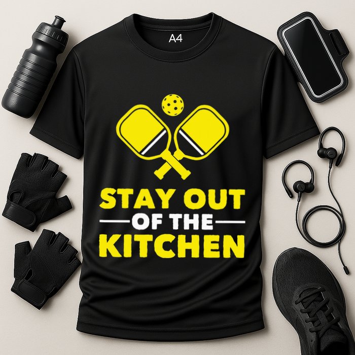 Pickleball Stay Out Of The Kitchen Cooling Performance Crew T-Shirt