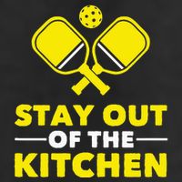Pickleball Stay Out Of The Kitchen Adult Drive Performance Visor