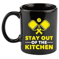Pickleball Stay Out Of The Kitchen 11oz C Handle Ceramic Mug