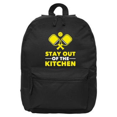Pickleball Stay Out Of The Kitchen 16 in Basic Backpack