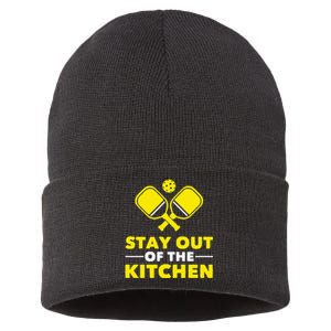 Pickleball Stay Out Of The Kitchen Sustainable Knit Beanie