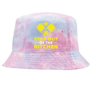 Pickleball Stay Out Of The Kitchen Tie-Dyed Bucket Hat