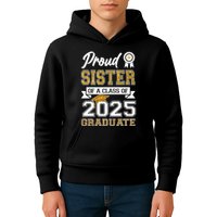 Proud Sister Of A Class Of 2025 Graduate Kids Hoodie