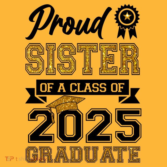 Proud Sister Of A Class Of 2025 Graduate Youth Performance Sprint T-Shirt
