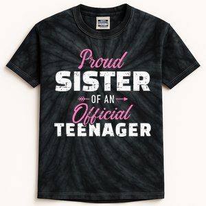 Proud sister of a teenager 13th birthday Kids Tie-Dye T-Shirt