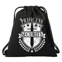 Princess Security Outfit Bday Princess Security Costume  Drawstring Bag