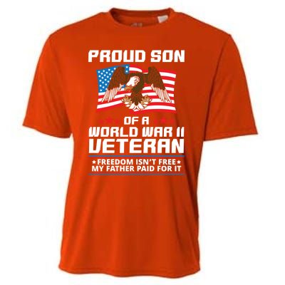 Proud Son Of Wwii Veteran Special Gift Cooling Performance Crew T-Shirt